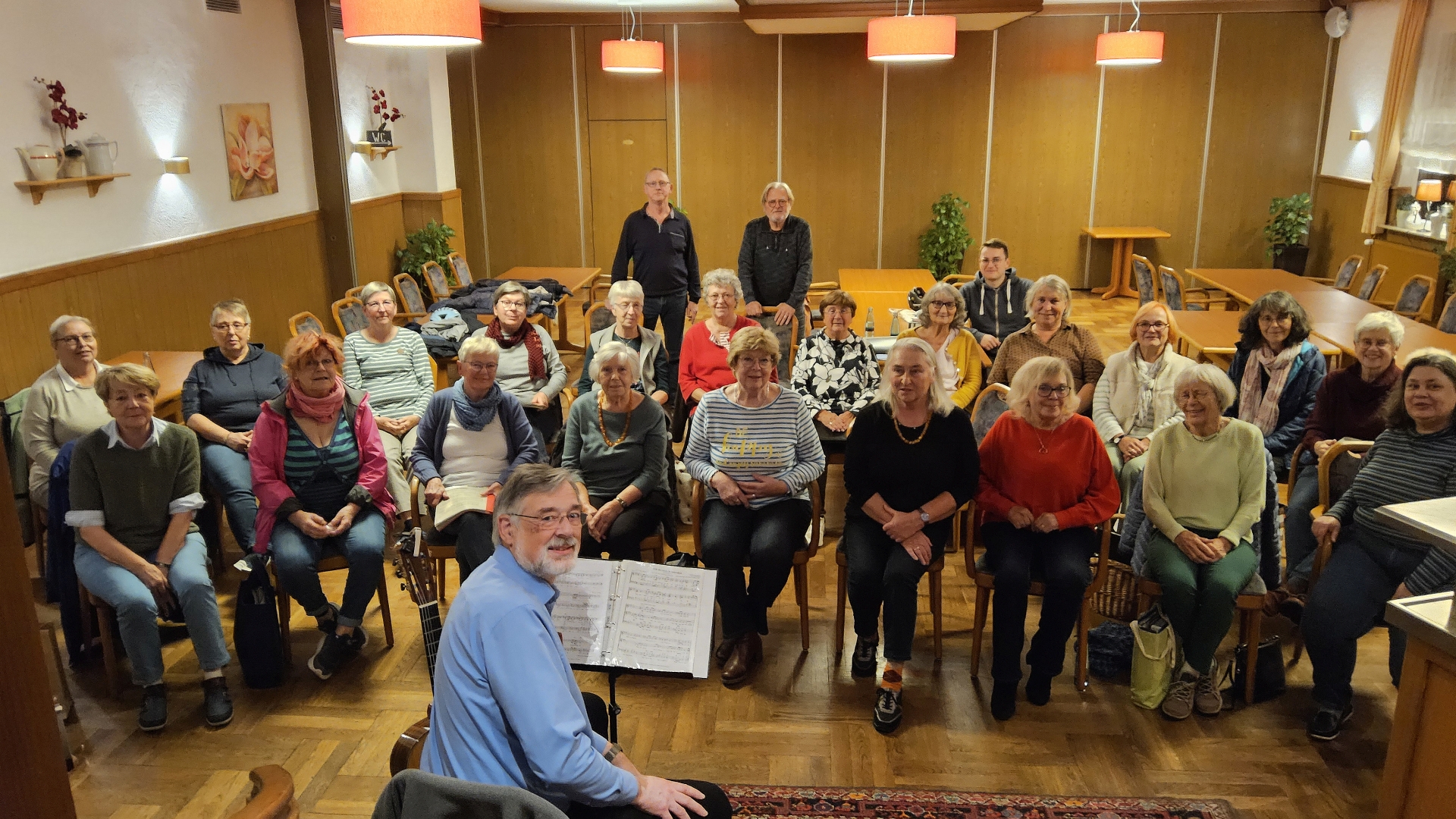 Letzte Chorprobe bei Teegen 13 10 2025  FHD